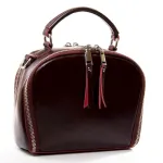 Сумка Жіноча Класична шкіра Luxeva P86 8729 wine-red