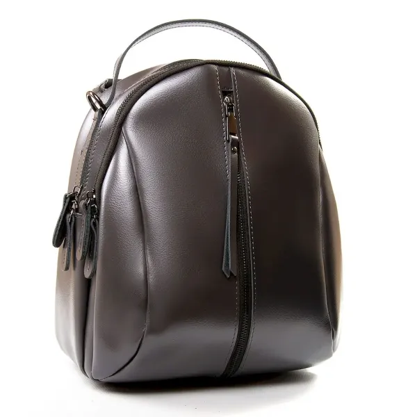 Сумка жіноча Класична шкіра Luxeva P89 8950 bright gray