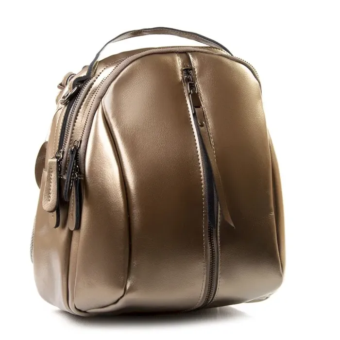 Сумка жіноча Класична шкіра Luxeva P89 8950 silver-gray