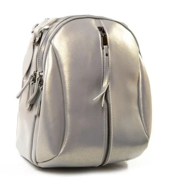 Сумка жіноча Класична шкіра Luxeva P89 8950 pearl-grey
