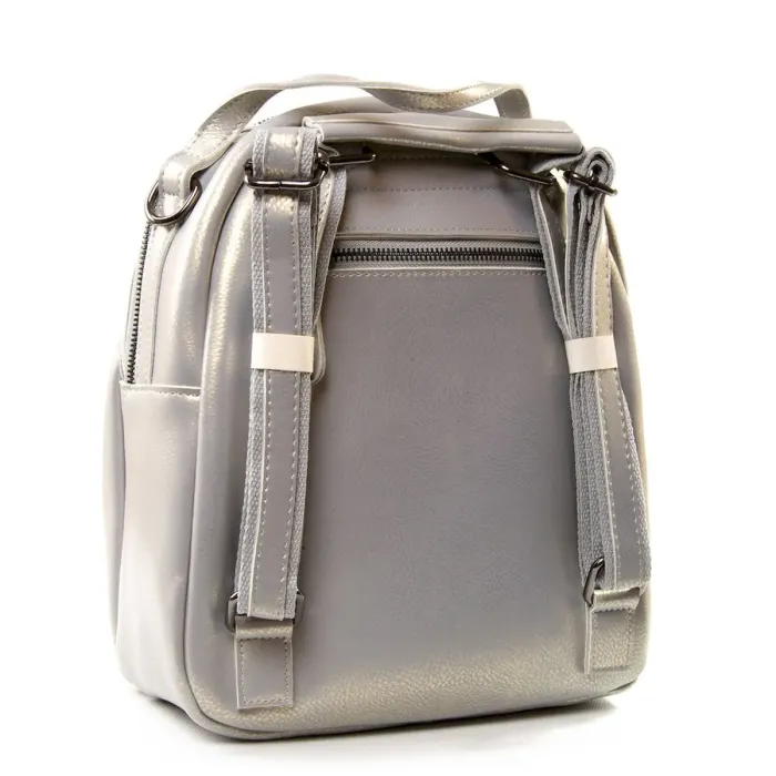 Сумка жіноча Класична шкіра Luxeva P89 8950 pearl-grey