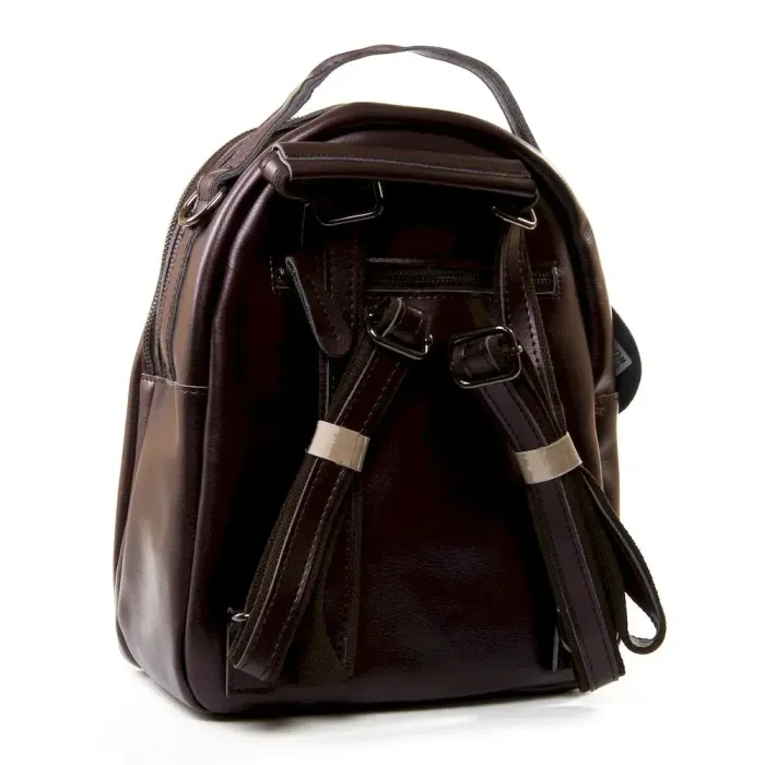 Сумка жіноча Класична шкіра Luxeva P89 8950 bright brown