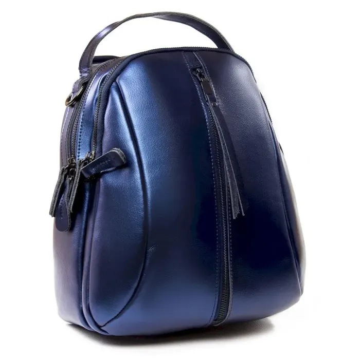 Сумка Жіноча Класична шкіра Luxeva P89 8950 blue