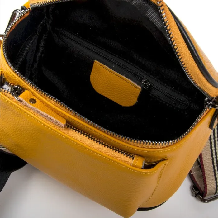 Сумка Жіноча Клатч шкіряна ALEX RAI 1-02 39031-9 yellow