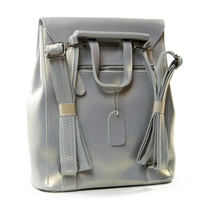 Сумка Женская Классическая кожа Luxeva P17 8634 pearl grey