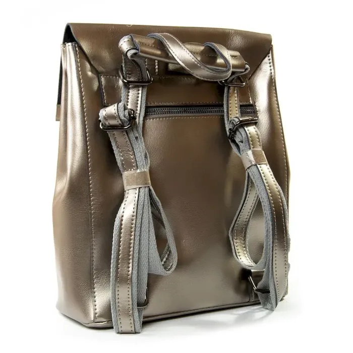 Сумка Женская Классическая кожа Luxeva P17 3225 silver-grey