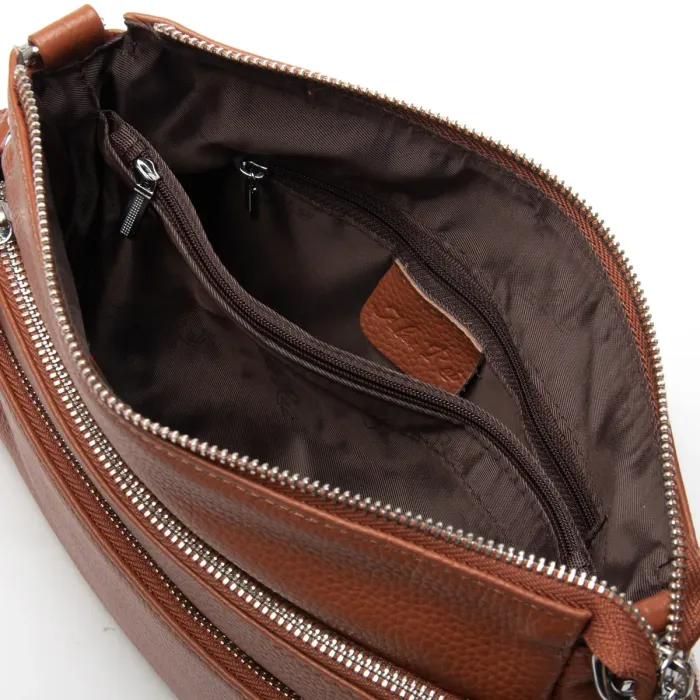 Сумка Женская Классическая кожа ALEX RAI 8269 khaki