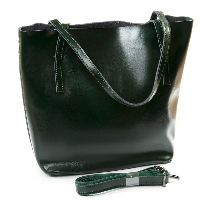 Сумка Женская Классическая кожа Luxeva P33 8601 green