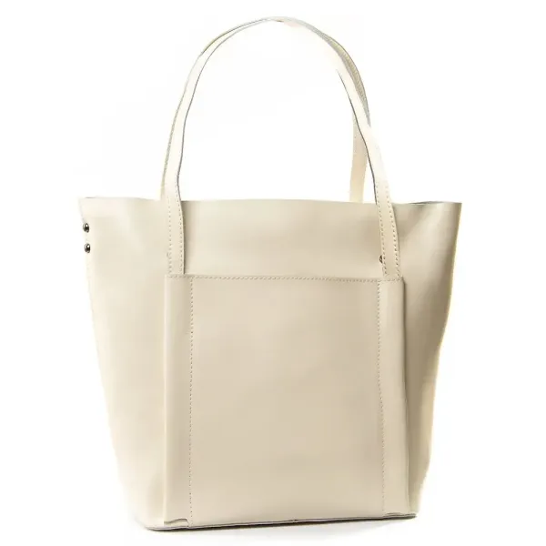 Сумка жіноча Класична шкіра Luxeva P33 8601 beige