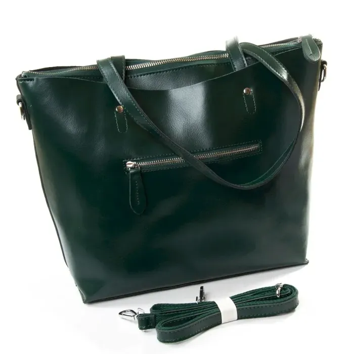 Сумка Женская Классическая кожа Luxeva P32 1542 green