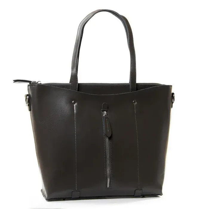 Сумка Женская Классическая кожа Luxeva P32 1542 gray