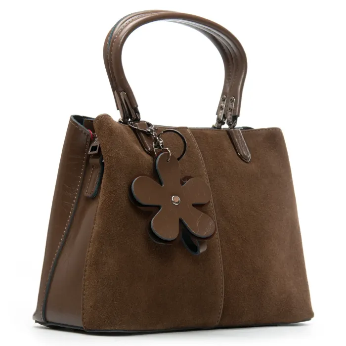 Сумка Женская Классическая замш ALEX RAI 385 khaki