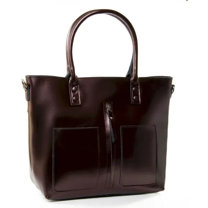 Сумка Жіноча Класична шкіра Luxeva P24 8776 bright-brown