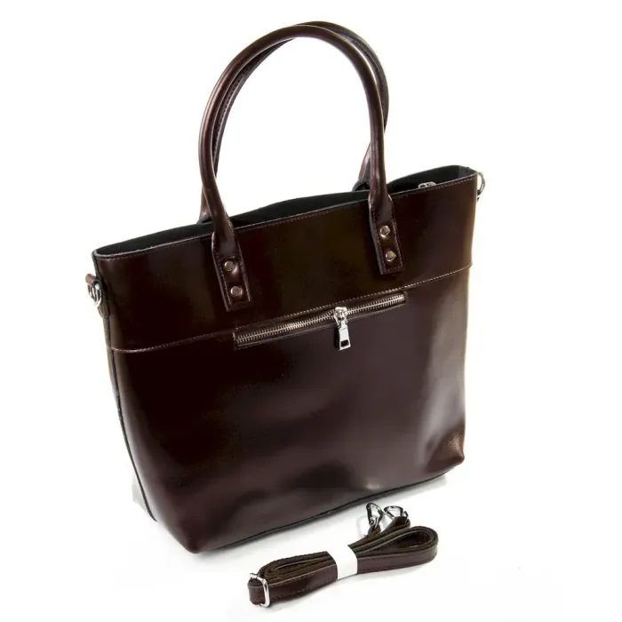 Сумка Жіноча Класична шкіра Luxeva P24 8776 bright-brown