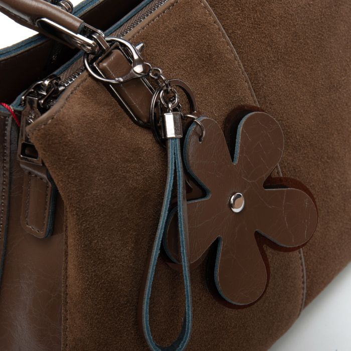 Сумка Женская Классическая замш ALEX RAI 385 khaki