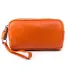 Косметичка шкіряна 6002-10 orange
