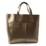 Сумка жіноча Класична шкіра Luxeva P107 8713 silver-gray