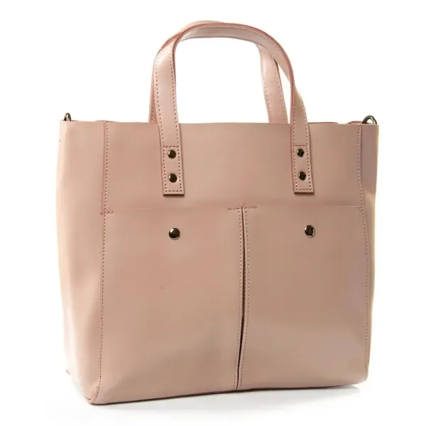 Сумка жіноча Класична шкіра Luxeva P107 8713 pink