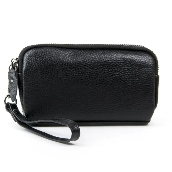 Косметичка шкіряна 6002-1 black
