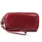 Косметичка шкіряна 6002-2 bordo