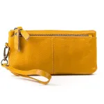 Косметичка шкіра A-00276-9 yellow