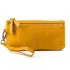 Косметичка кожа A-00276-9 yellow