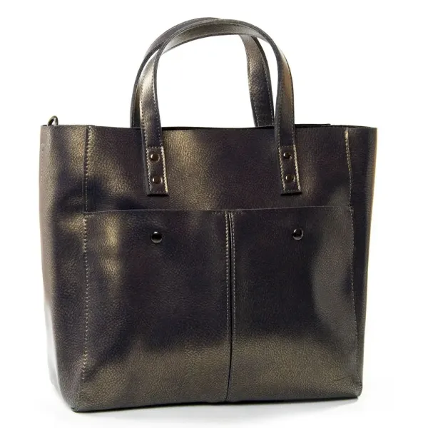 Сумка жіноча Класична шкіра Luxeva P107 8713 gold-ash