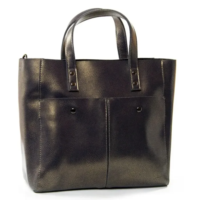 Сумка жіноча Класична шкіра Luxeva P107 8713 gold-ash