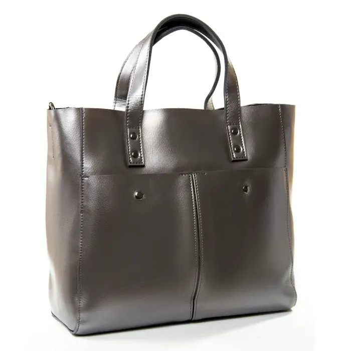 Сумка Жіноча Класична шкіра Luxeva P107 8713 bright-grey