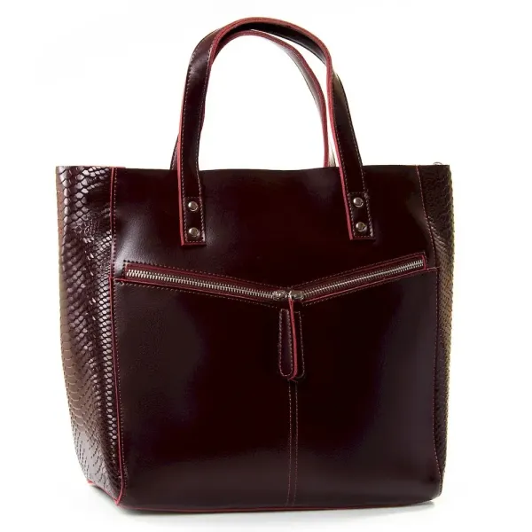 Сумка Жіноча Класична шкіра Luxeva P107 8713-1 wine-red