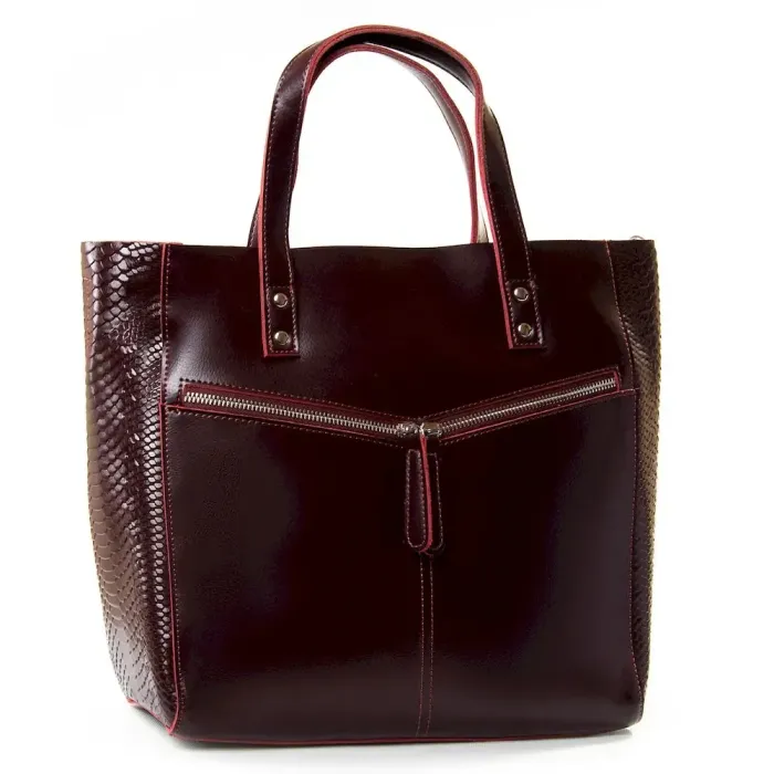 Сумка Женская Классическая кожа Luxeva P107 8713-1 wine-red