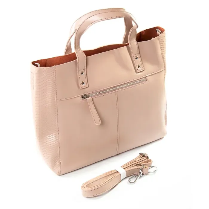 Сумка Женская Классическая кожа Luxeva P107 8713-1 pink