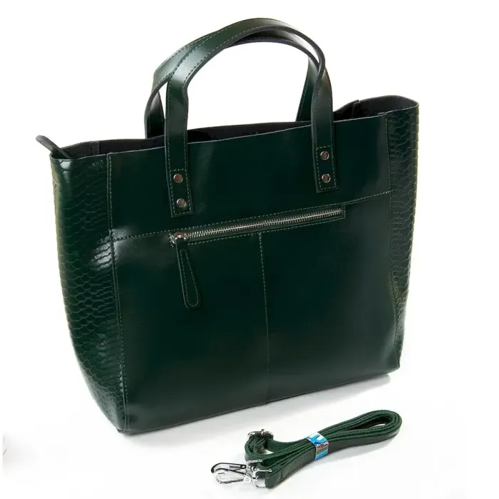 Сумка Женская Классическая кожа Luxeva P107 8713-1 green
