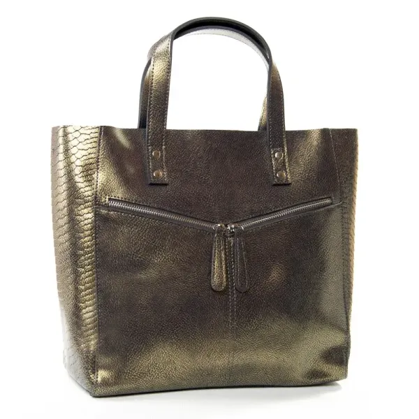 Сумка жіноча Класична шкіра Luxeva P107 8713-1 gold