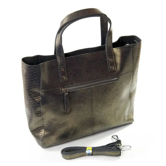 Сумка Женская Классическая кожа Luxeva P107 8713-1 gold