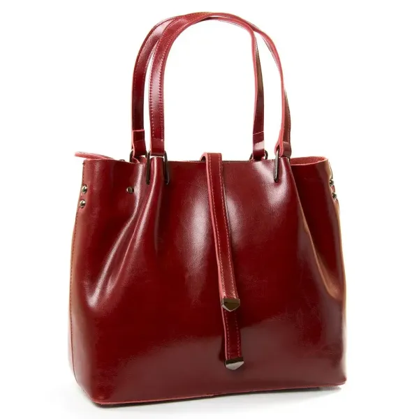 Сумка Жіноча Класична шкіра Luxeva P54 317 wine-red