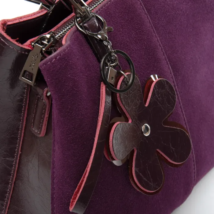 Сумка Женская Классическая замш ALEX RAI 385 red