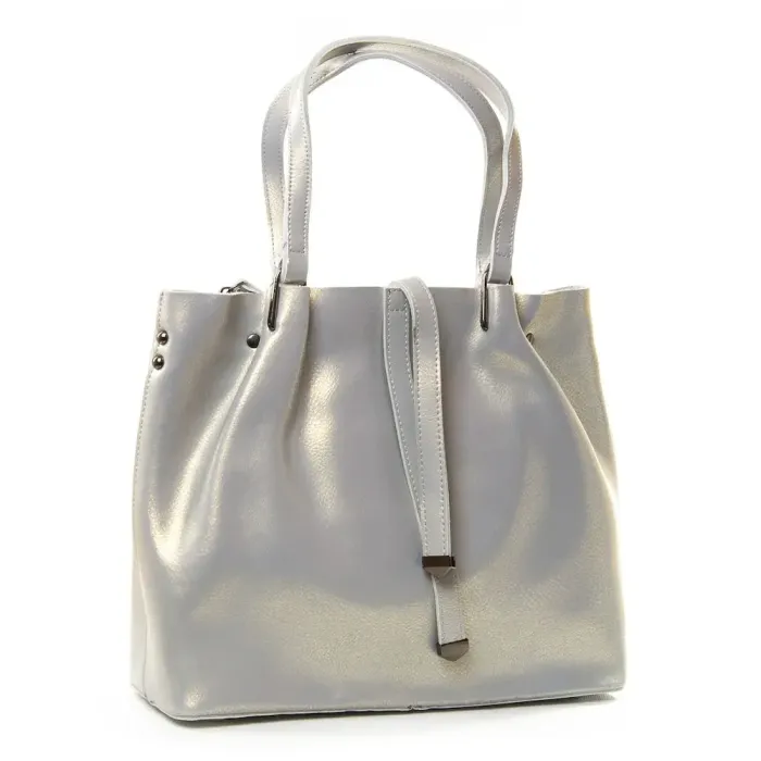 Сумка Женская Классическая кожа Luxeva P54 317 bead ash