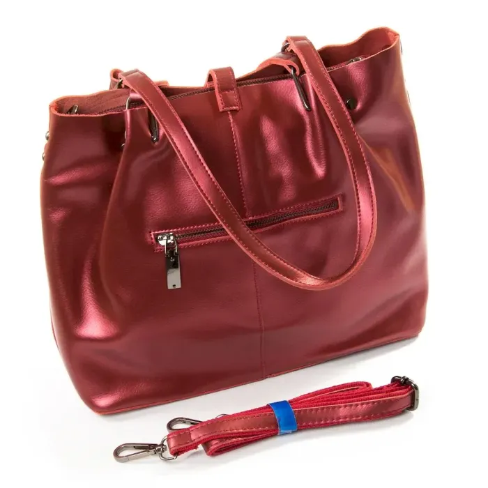 Сумка Женская Классическая кожа Luxeva P54 317 bright-red