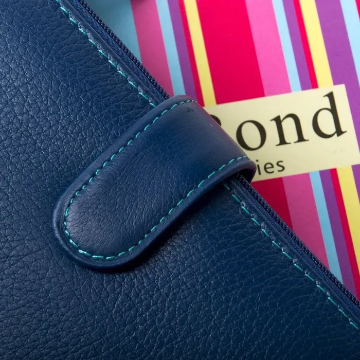 Жіночий гаманець Rainbow шкіряний Dr.Bond WRN-23 blue