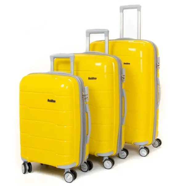 Дорожня Валіза 31 ABS-пластик FASHION 810 yellow