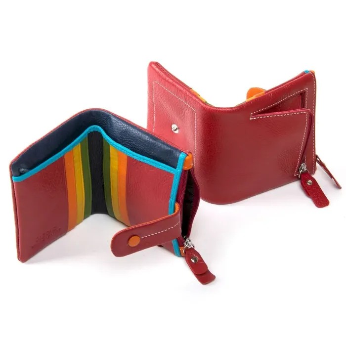 Жіночий гаманець Rainbow шкіряний Dr.Bond WRN-1 red