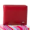 Жіночий гаманець Rainbow шкіряний Dr.Bond WRS-6 red
