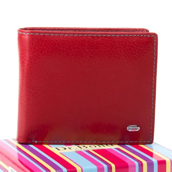 Жіночий гаманець Rainbow шкіряний Dr.Bond WRS-6 red