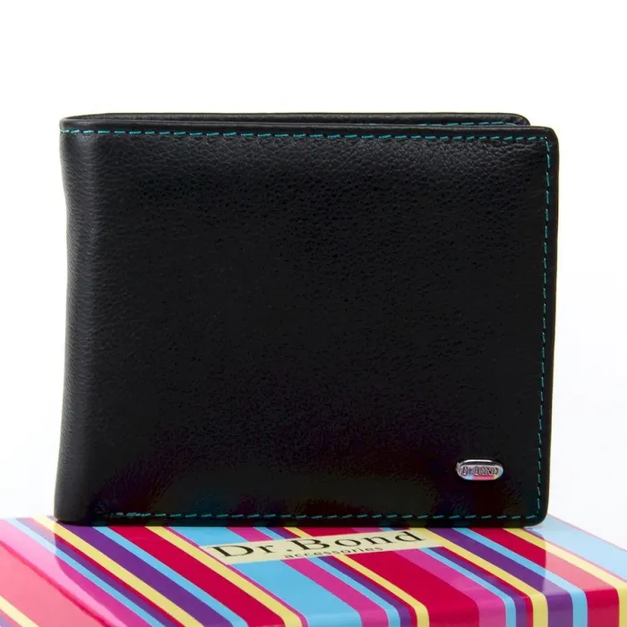 Жіночий гаманець Rainbow шкіряний Dr.Bond WRS-6 black