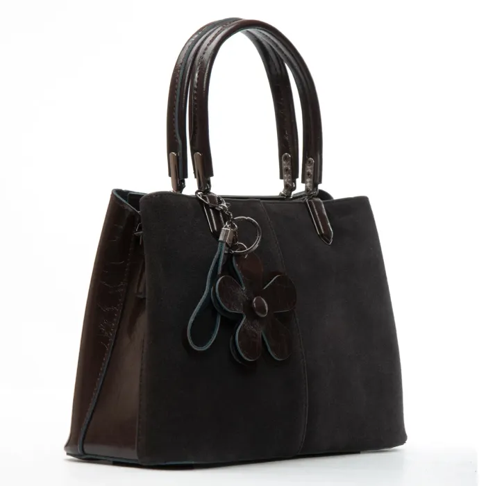 Сумка Женская Классическая замш ALEX RAI 385 brown