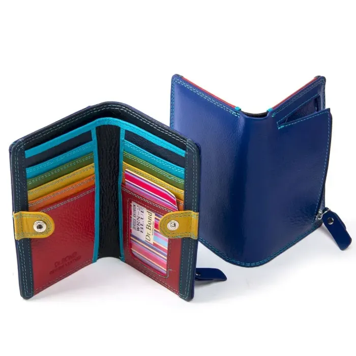 Кошелек Rainbow кожа DR. BOND WRN-2 blue