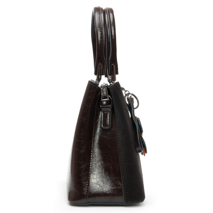 Сумка Женская Классическая замш ALEX RAI 385 brown