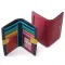 Жіночий гаманець Rainbow шкіряний Dr.Bond WRN-2 bordo