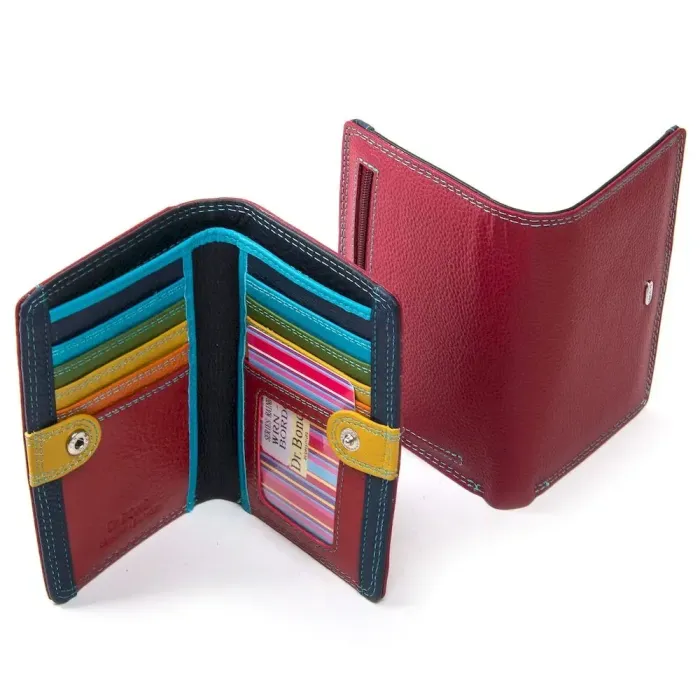 Жіночий гаманець Rainbow шкіряний Dr.Bond WRN-2 bordo